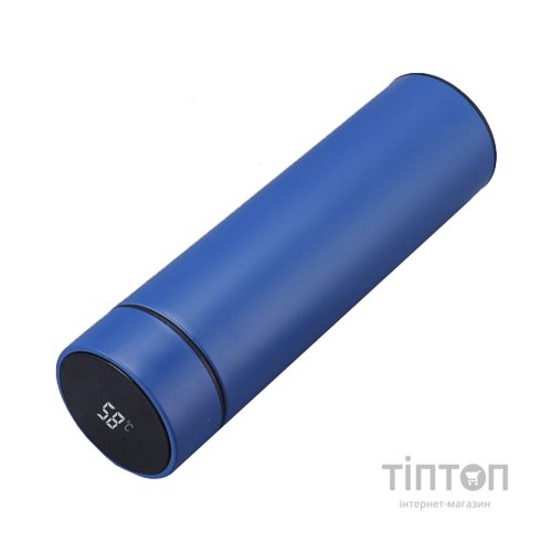 Термос Merlion з цифровим термометром 0,5 л, синій (SUS-304E-Be/500)