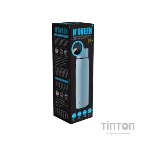 Термос Noveen TB2217 380 мл LED Display Light Blue (RL070825)
