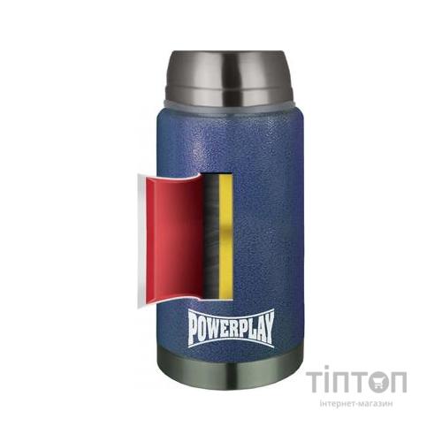 Термос PowerPlay Харчови 9002 750ml Blue (PP_9002_750ml_ Blue)