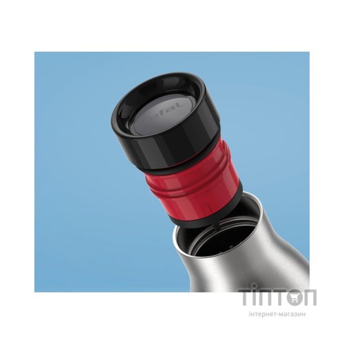 Термос Tefal Bludrop soft touch, 500мл, нержавіюча сталь, блакитний (N3110710)