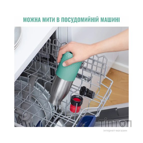 Термос Tefal Bludrop soft touch, 700мл, нержавіюча сталь, зелений (N3111210)