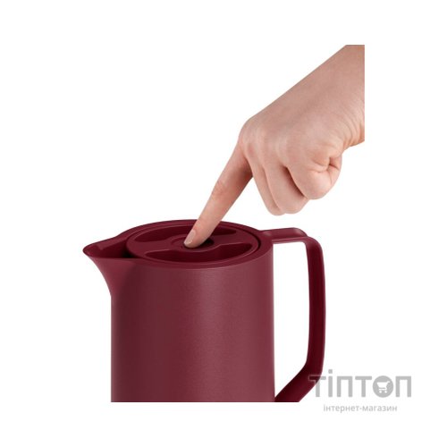Термос Tefal Motiva, 1л, пластик, скло, бордовий (N4170210)