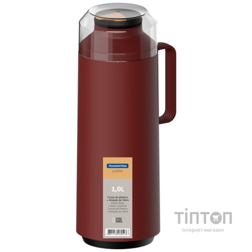Термос Tramontina Exata 1 л Червоний