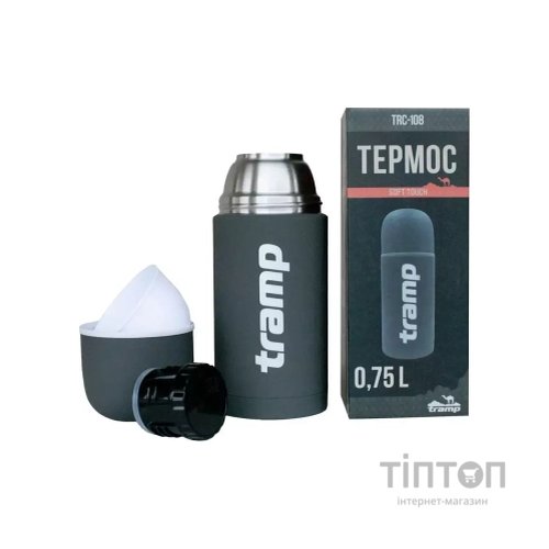 Термос Tramp Soft Touch 0.75 л Grey (UTRC-108-grey)