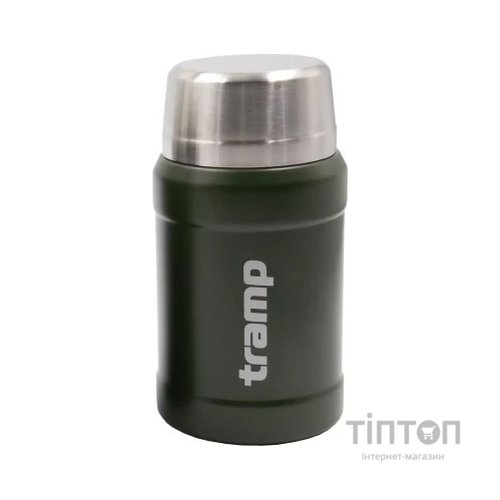 Термос Tramp з широким горлом в чохлі 0.8 л Olive (UTRC-132-olive)