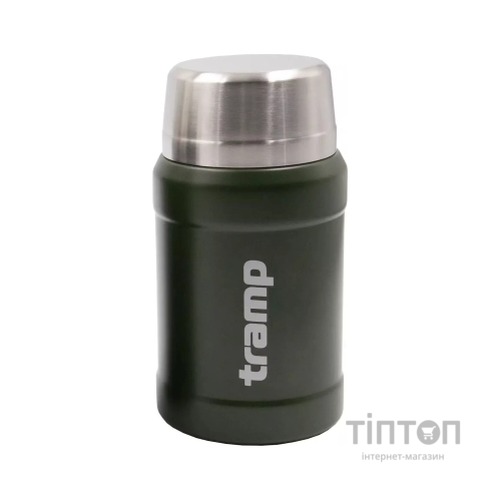 Термос Tramp з широким горлом в чохлі 0.8 л Olive (UTRC-132-olive)