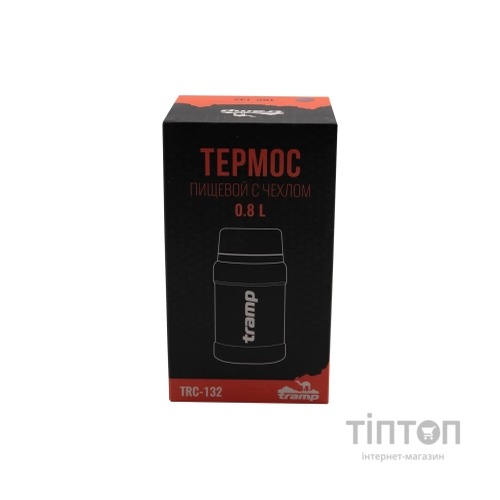 Термос Tramp з широким горлом в чохлі 0.8 л Olive (UTRC-132-olive)