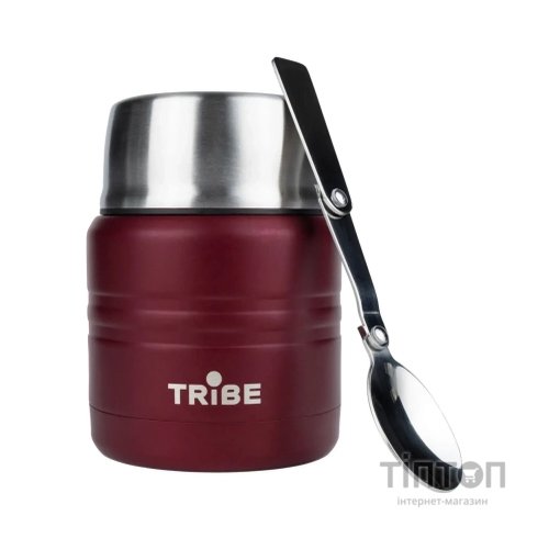 Термос Tribe Food Jar харчовий 0,35 л red (T-DE-0021-red)