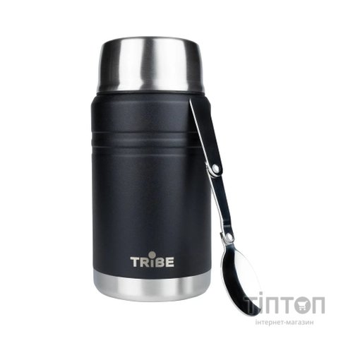 Термос Tribe Food Jar харчовий 0,7 л black (T-DE-0023-black)