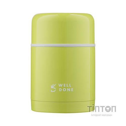 Термос Well Done 0,6 л Light Green (WD-7016G)