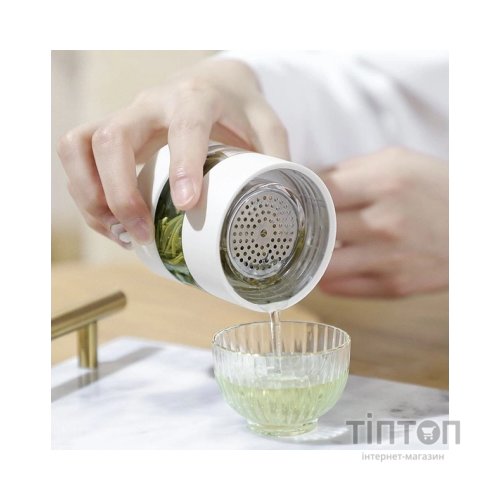 Термос Xiaomi Quange Intelligent Tea Separator Cup White (H8134)