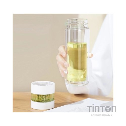 Термос Xiaomi Quange Intelligent Tea Separator Cup White (H8134)