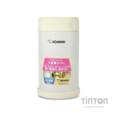 Термос Zojirushi пищевой SW-FCE75YP 0.75 л бежевый (1678.03.55)