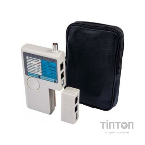 Тестер кабельний ESERVER RJ45 STP & UTP, RJ12, BNC, USB (WT-4065)