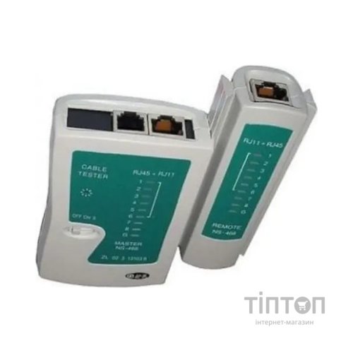 Тестер кабельний EvroMedia RJ-45, RJ-12 (TST2)