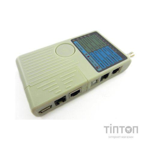Тестер кабельний RJ-45/RJ-12/RJ-11/BNC/USB Merlion (NT-T040)