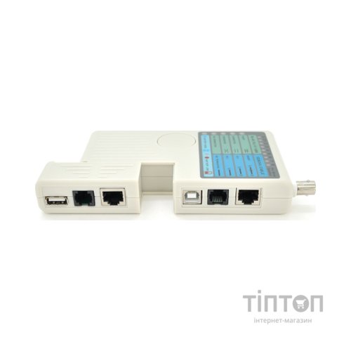 Тестер кабельний RJ-45/RJ-12/RJ-11/BNC/USB Merlion (NT-T040)