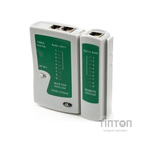 Тестер кабельний Vinga RJ-45/RJ-11 (VCPTT1145)