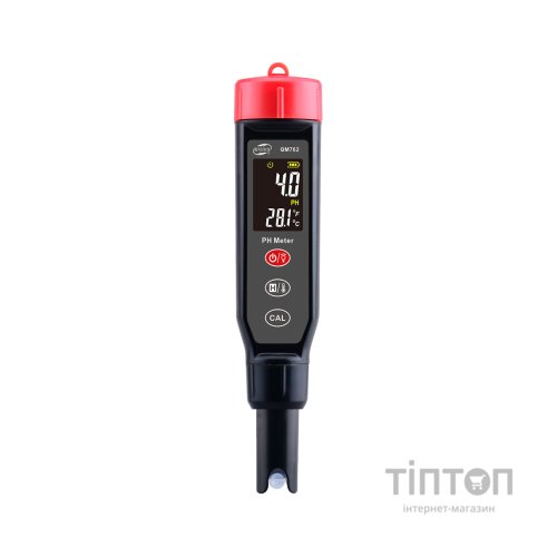 Тестер якості рідин Benetech кислотності та температури (pH-метр) 0,0-14,0 pH (+/-0,1) ,GM762 (GM762)
