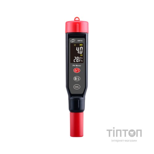 Тестер якості рідин Benetech кислотності та температури (pH-метр) 0,0-14,0 pH (+/-0,1) ,GM762 (GM762)