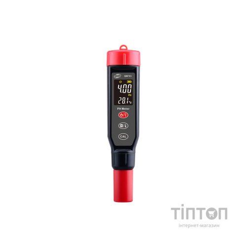 Тестер якості рідин Benetech кислотності та температури (pH-метр) 0,00-14,00 pH (+/-0,05) ,GM763 (GM763)
