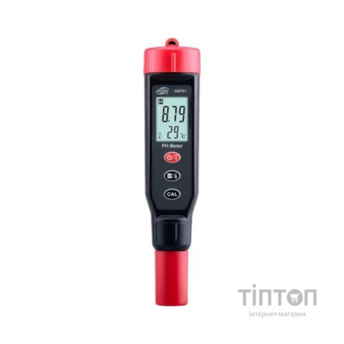 Тестер якості рідин Benetech кислотності та температури (pH-метр), 0-14 pH, GM761 (GM761)