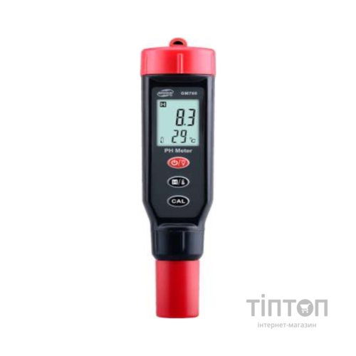 Тестер якості рідин Benetech кислотності та температури (pH-метр), 0-14 pH (+/-0,1%) GM760 (GM760)