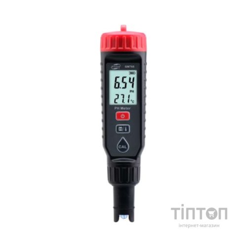 Тестер якості рідин Benetech кислотності та температури (pH-метр) 0-14 pH (+/-0,1%) ,GM765 (GM765)
