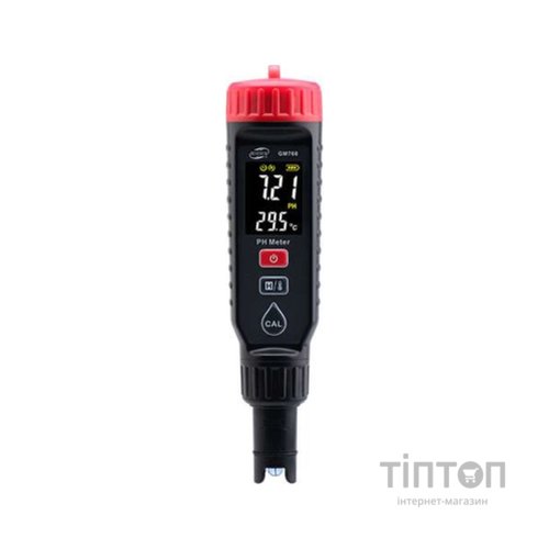 Тестер якості рідин Benetech кислотності та температури (pH-метр) 0-14 pH (+/-0,1) GM768 (GM768)