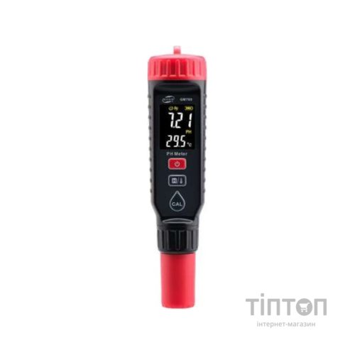 Тестер якості рідин Benetech кислотності та температури (pH-метр) 0-14 pH (+/-0,1) GM768 (GM768)
