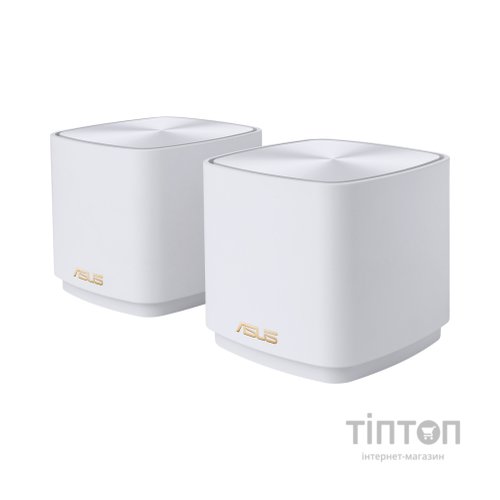 Точка доступу Wi-Fi ASUS XD4 Plus 2pk White (90IG07M0-MO3C20)