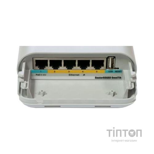Точка доступу Wi-Fi Mikrotik RBOmniTikUPA-5HnD