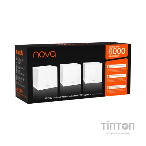 Точка доступу Wi-Fi Tenda MW12(3-pack)