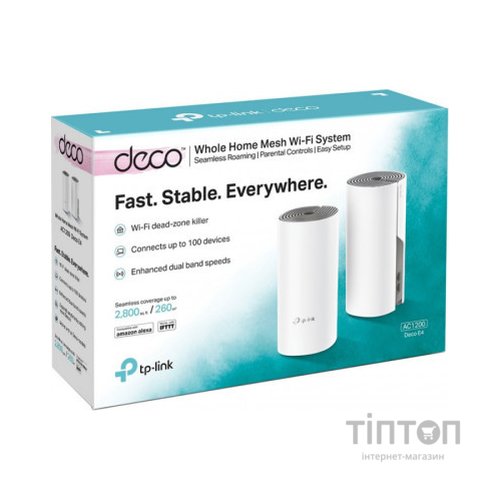 Точка доступу Wi-Fi TP-Link Deco-E4-2-Pack