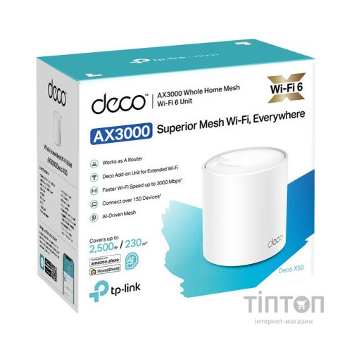 Точка доступу Wi-Fi TP-Link DECO-X50-1-PACK