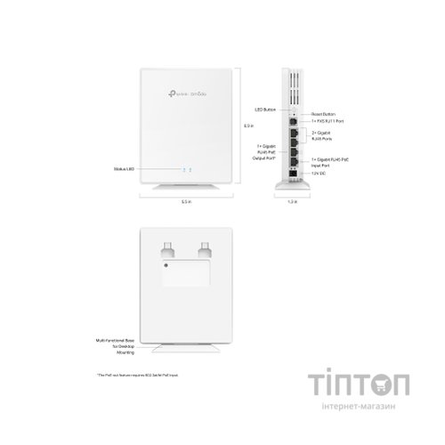 Точка доступу Wi-Fi TP-Link EAP650-DESKTOP