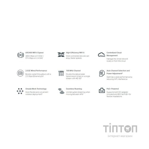 Точка доступу Wi-Fi TP-Link EAP670