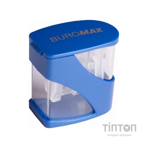 Точилка Buromax Master twist велика з контейнером 2 отвори (BM.4777)