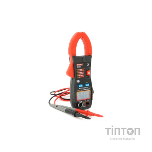 Токові кліщі ANENG CM80 V (AC/DC), A (AC), Ω (NCV). Data Hold, дзвінок, ліхтарик, автовідключення. (CM80)