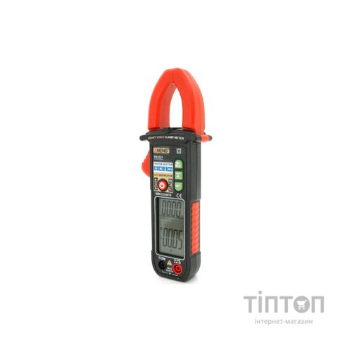 Токові кліщі ANENG PN102 V (AC/DC), A (AC), Ω, C, Hz (NCV). Data Hold, продзвонювання, тест діодів, підсвічування. (PN102)