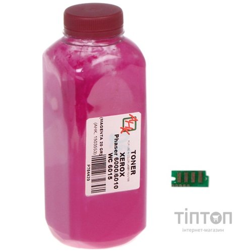 Тонер AHK Xerox Phaser 6000 / 6010 малиновий + чіп