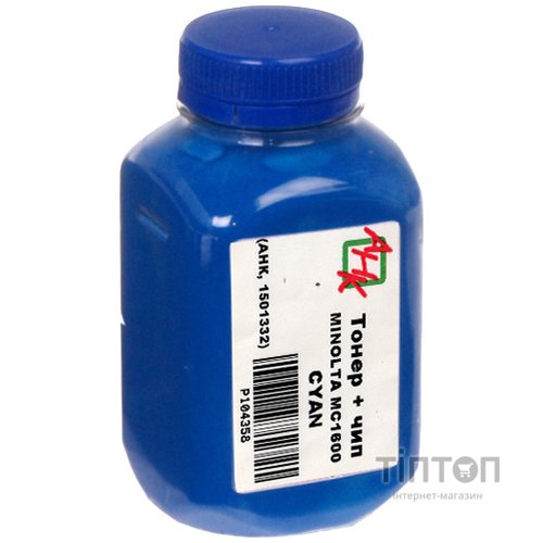 Тонер АНК 1501332 MINOLTA MC1600 блакитний + чіп