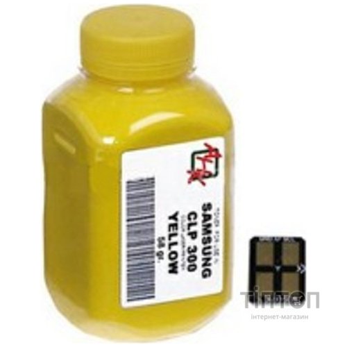 Тонер АНК Samsung CLP-320, 325 (1500242) жовтий + чіп