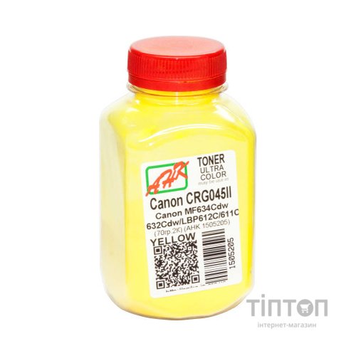 Тонер Canon MF610/630, 70г Yellow AHK (1505205)