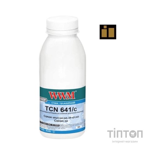 Тонер Canon MF641/643/645, LBP-621/623, Canon 054, 35г Cyan, chip WWM (TC-Canon-054C-35-WWM)