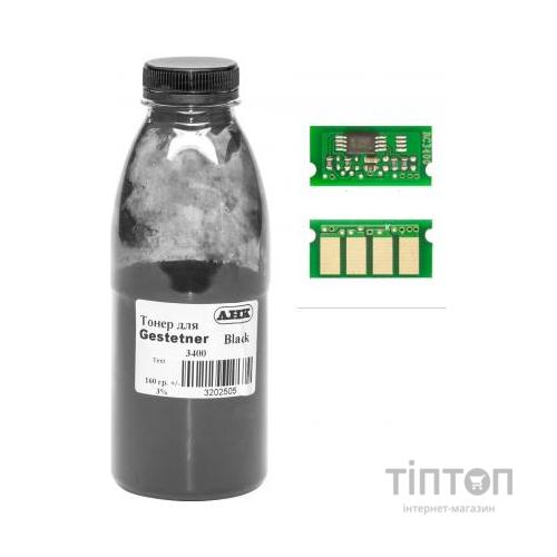 Тонер Gestetner SP3400/3410 160г Black +chip TonerLab (3202498)