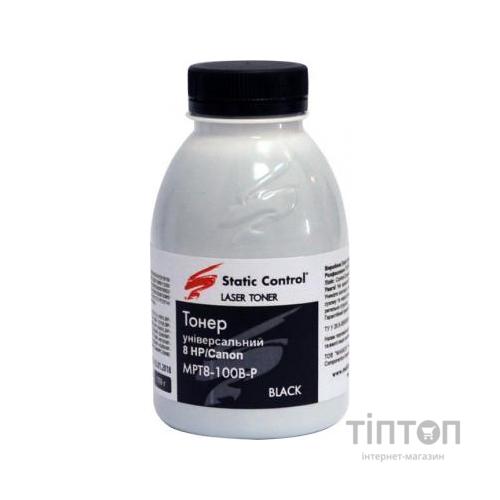 Тонер HP/Canon MPT8 Universal 1010/1012, 100г Static Control (MPT8-100B-P)