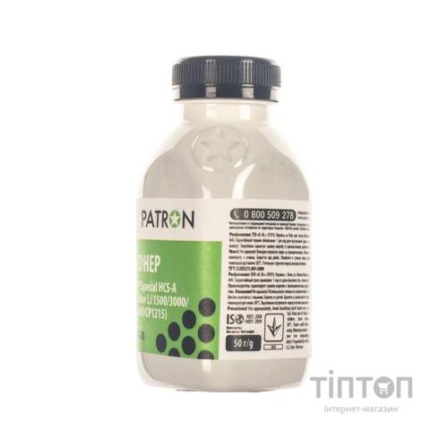 Тонер HP CLJ 1500/3000/4600/CP1215) BLACK 50г Patron (HCS-A-B-050)