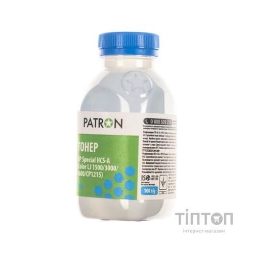 Тонер HP CLJ 1500/3000/4600/CP1215) CYAN 100г Patron (HCS-A-C-100)