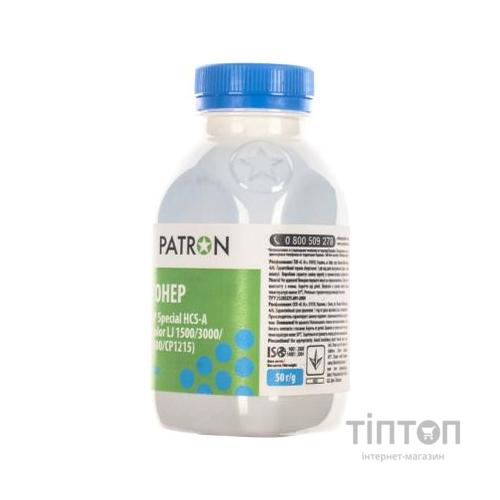Тонер HP CLJ 1500/3000/4600/CP1215) CYAN 50г Patron (HCS-A-C-050)